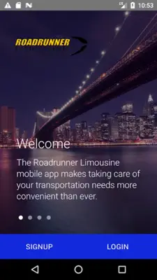 Roadrunner Limousine android App screenshot 2